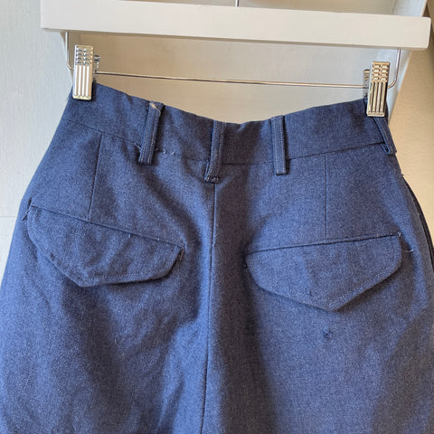 60's Wool Mail Pants - 26" x 27"