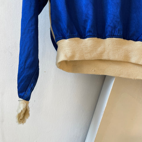 50’s Wilson Satin Crewneck Warm Up - Medium