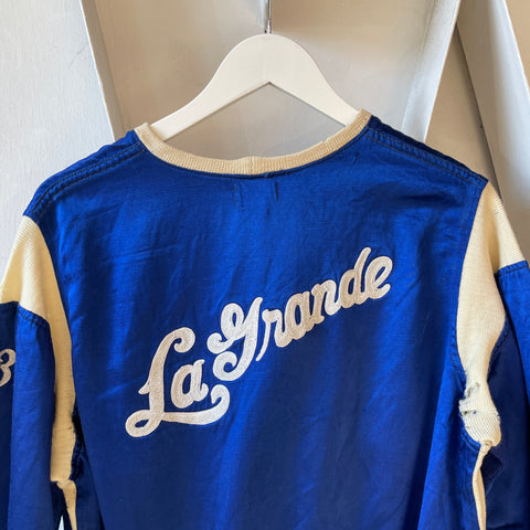 50’s Wilson Satin Crewneck Warm Up - Medium