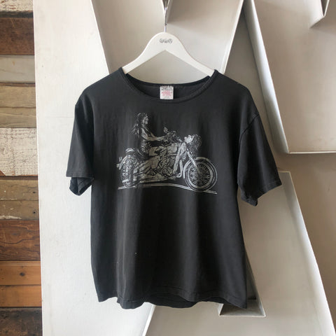 90's Fine Art of Riding Tee - Large