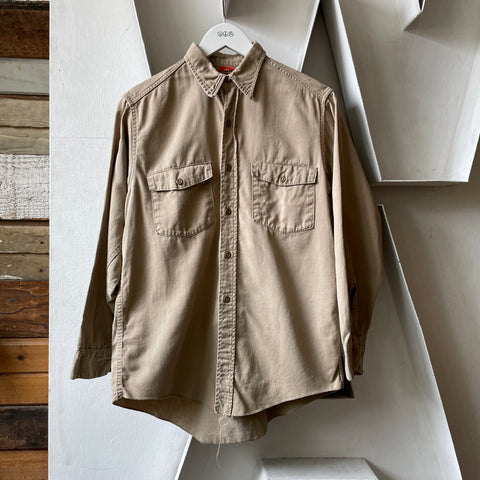 60’s Dickies Repaired Work Shirt - Medium