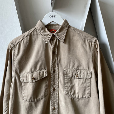 60’s Dickies Repaired Work Shirt - Medium