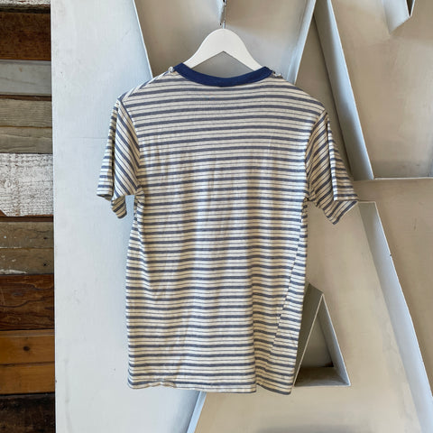 70’s Striped Pocket Tee - Medium