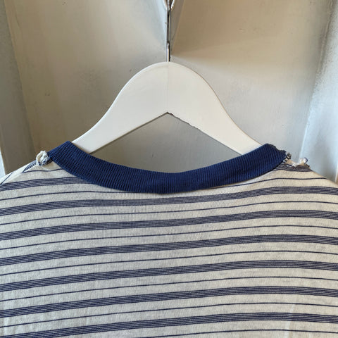 70’s Striped Pocket Tee - Medium