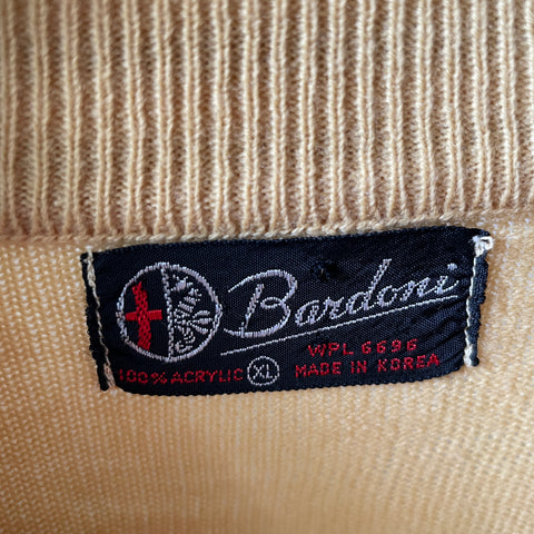 60’s Mock Neck Raglan Sweater - Medium