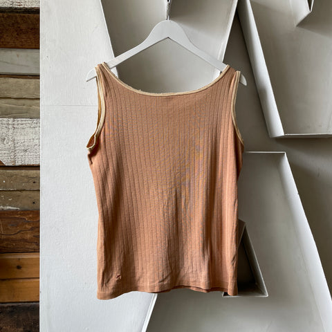 70’s Ribbed Schlitz Beer Tank - Small