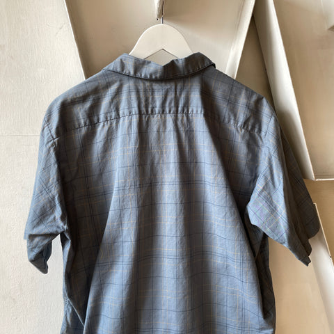 60’s Arrow Loop Collar Button-Up - Large