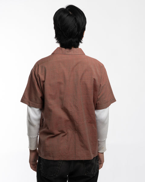 80’s Plaid Euro Button-Up - Medium