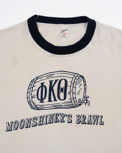 70’s Moonshiner’s Brawl Ringer Tee -  Medium