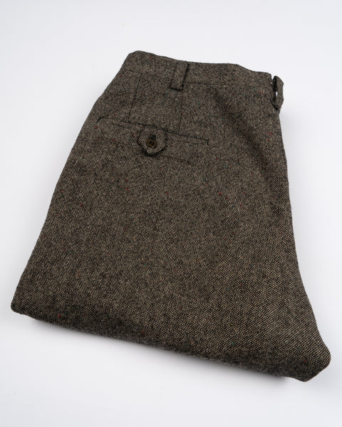 70’s Flecked Wool Grey Trousers - 30” x 27.5”