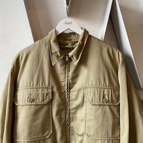 60’s US Coast Guard Lined Trucker Jacket - Large
