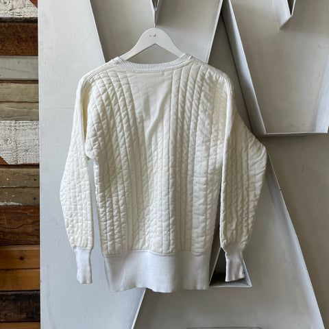 60’s Quilted Crewneck - Small