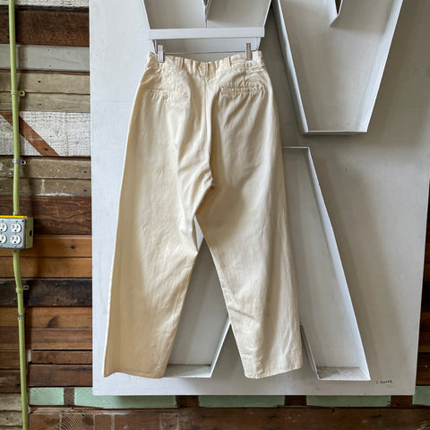 50’s Big Mac Sail Cloth Trousers - 28” x 27.5”