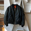 80’s Thrashed Reversible Bomber Jacket - Large
