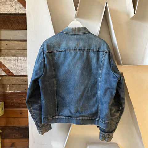 70’s Lined Denim Trucker Jacket - Large