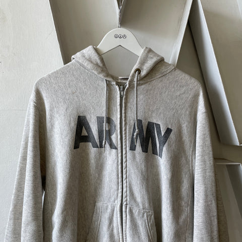 90’s Army Zip Hoodie - Large