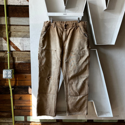 Thrashed Carhartt Double Knees - 34” x 28”