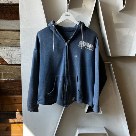 60’s UW Zip-Up Hoodie - Medium