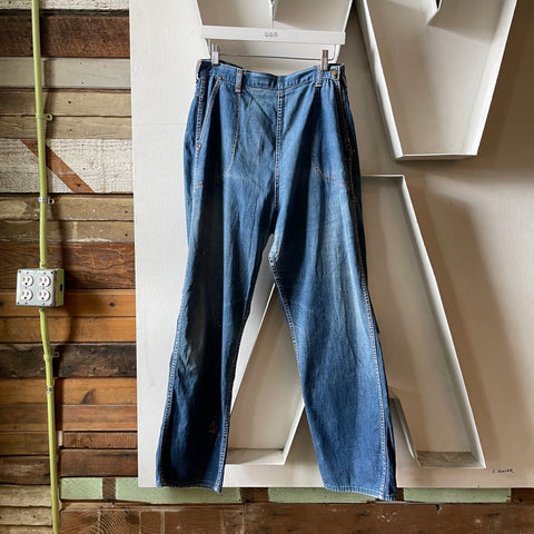 50’s Blue Bell Side Zip Denim - 30” x 29”