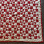Antique Hand stitched Picnic Quilt - 7' x 5.5'