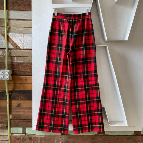 70’s Plaid Flares - 26” x 31”