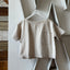 70’s Homemade Cropped Linen Pocket Tee - Small