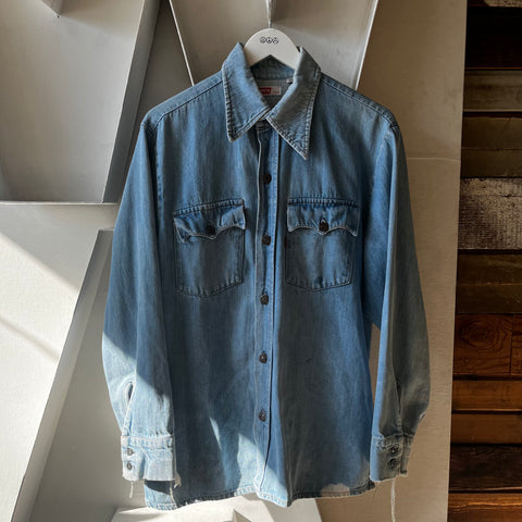 70’s Levi’s Denim Western Shirt - Large