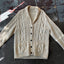 70’s Chunky Knit Cardigan - XL
