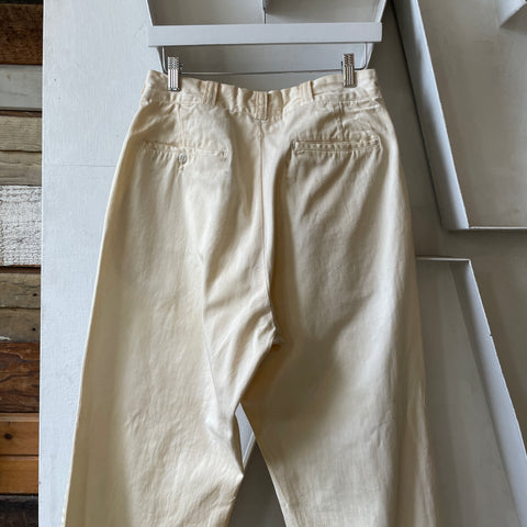 50’s Big Mac Sail Cloth Trousers - 28” x 27.5”