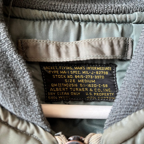 60's MA-1 Bomber Jacket - Medium