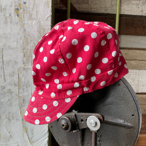 60’s Polka Dot Welder’s Cap - OS