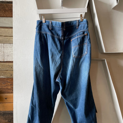 50’s Blue Bell Side Zip Denim - 30” x 29”