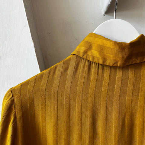50’s Striped Rayon Shirt - Small