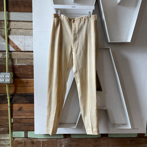30’s Striped Trousers - 32” x 30”