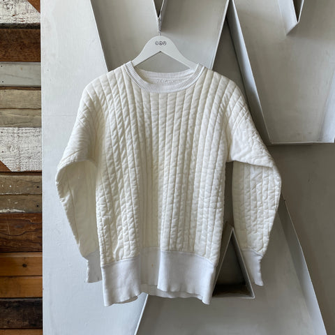 60’s Quilted Crewneck - Small