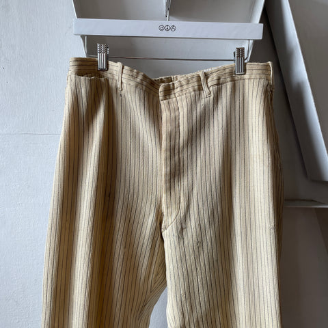 30’s Striped Trousers - 32” x 30”