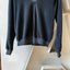 70’s Velour V-neck Pullover Sweatshirt - Large