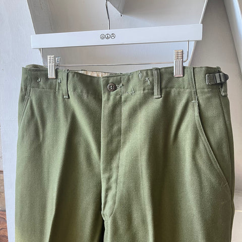 50’s Wool Military Trousers - 34” x 27.5”