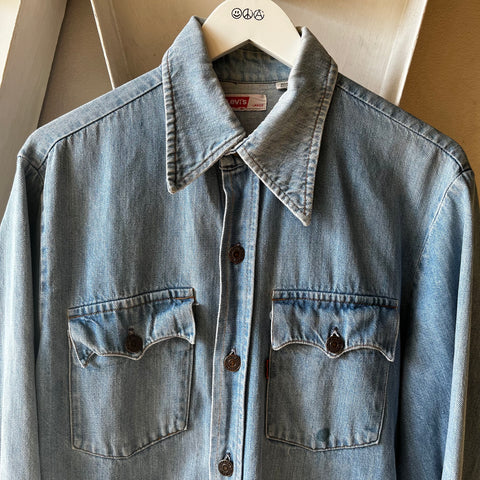 70’s Levi’s Denim Western Shirt - Large