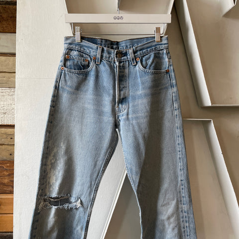 90’s Levi’s 501 - 28” x 27.5”
