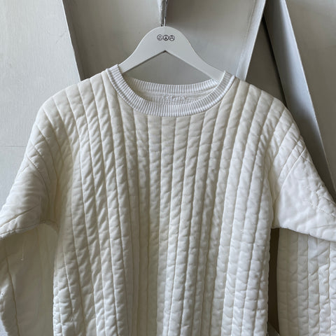 60’s Quilted Crewneck - Small