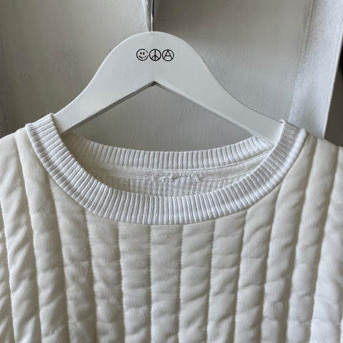 60’s Quilted Crewneck - Small