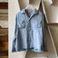70’s Faded Blue Boxy Loop Collar - Medium
