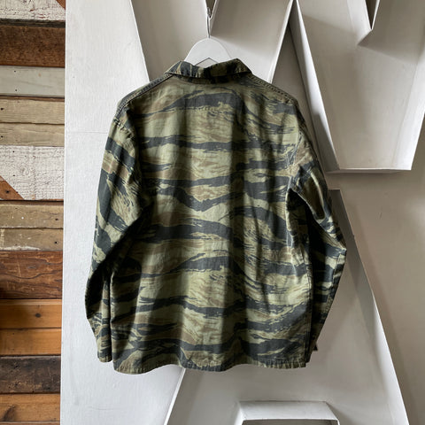 70’s Tiger Stripe Hunting Jacket - Large