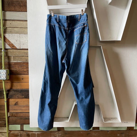 50’s Blue Bell Side Zip Denim - 30” x 29”