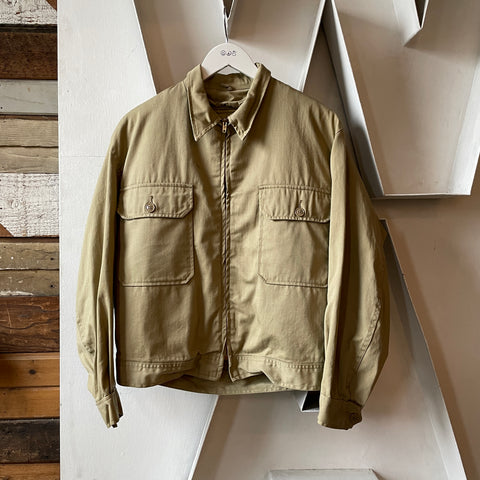 60’s US Coast Guard Lined Trucker Jacket - Large