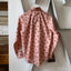 70’s Leaf Print Western Shirt - Medium
