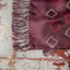 40's Patterned Red Scarf - OS