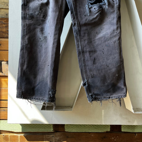 Thrashed Carhartt Dungarees - 33” x 27”