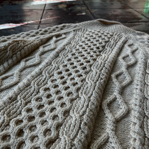70’s Chunky Knit Cardigan - XL